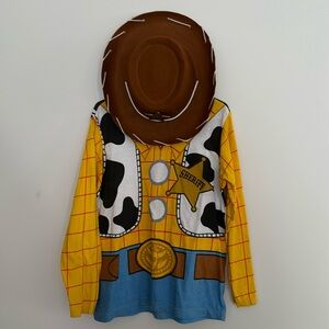 Woody Toy Story Costume Outfit with authentic hat